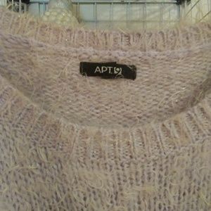 Pastel purple fuzzy sweater